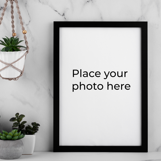 Premium Black Photo Frame for Home & Office(A4)