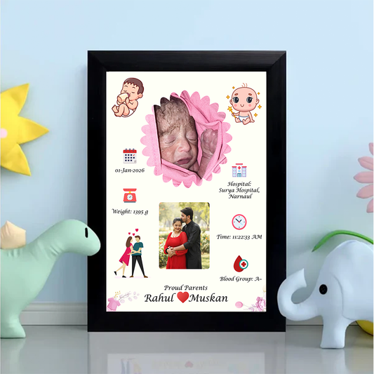 Personalized Baby Birth Frame – A Memory for Life